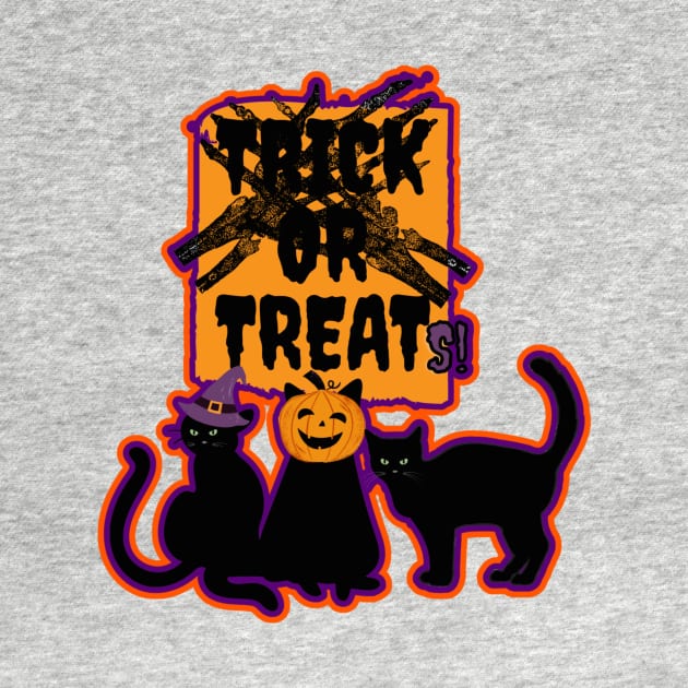 Trick or Treats Spooky Cats by Designs_by_KC